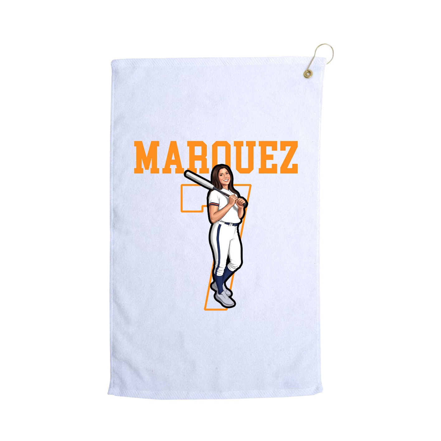 Golf Towel — Shirsey in White