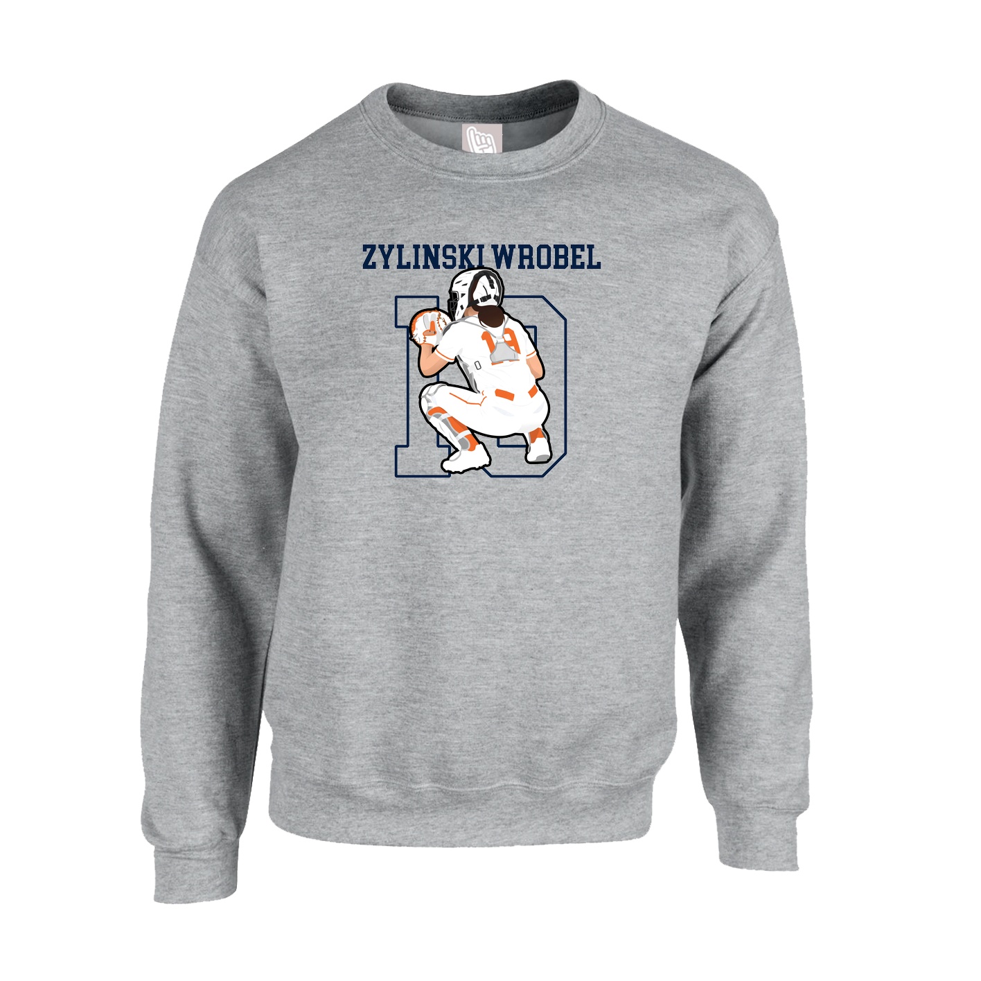 Fleece Crew — Shirsey in Grey