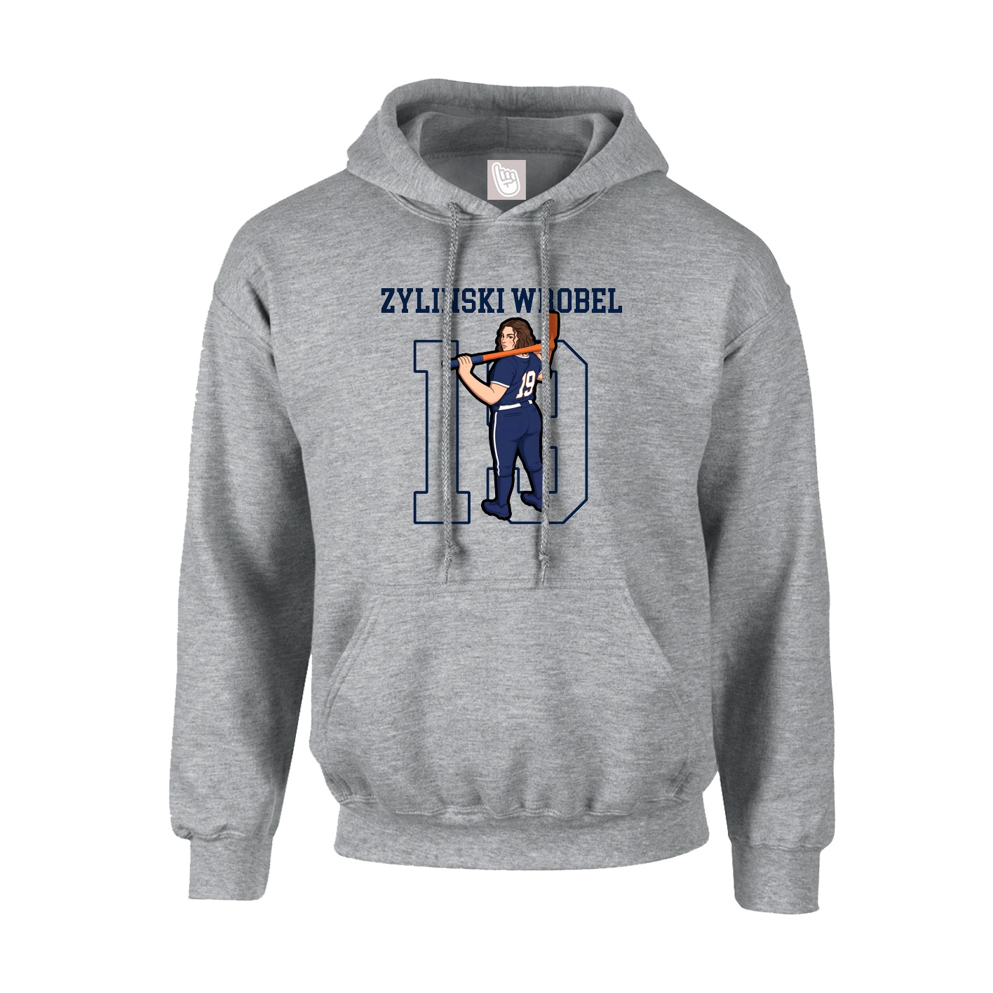 Hoodie — Shirsey in Grey