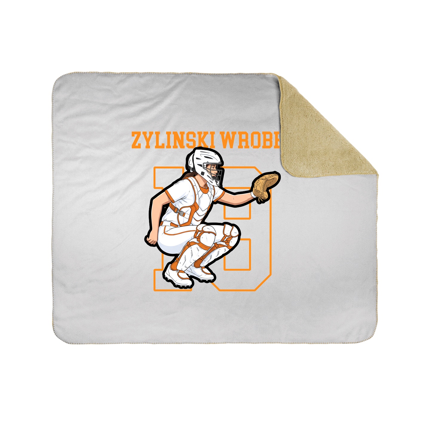 Throw Blanket — Shirsey in White