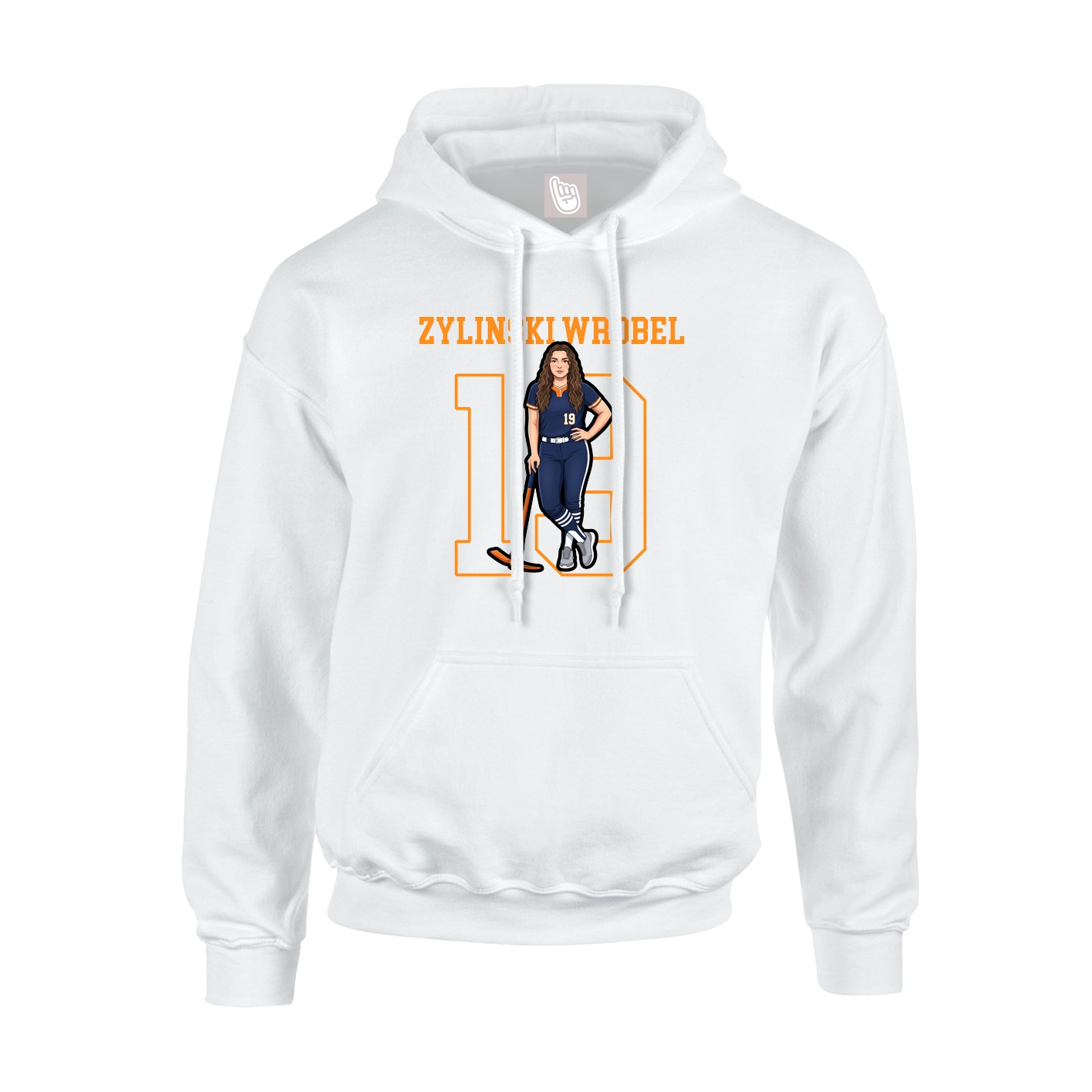 Hoodie — Shirsey in White