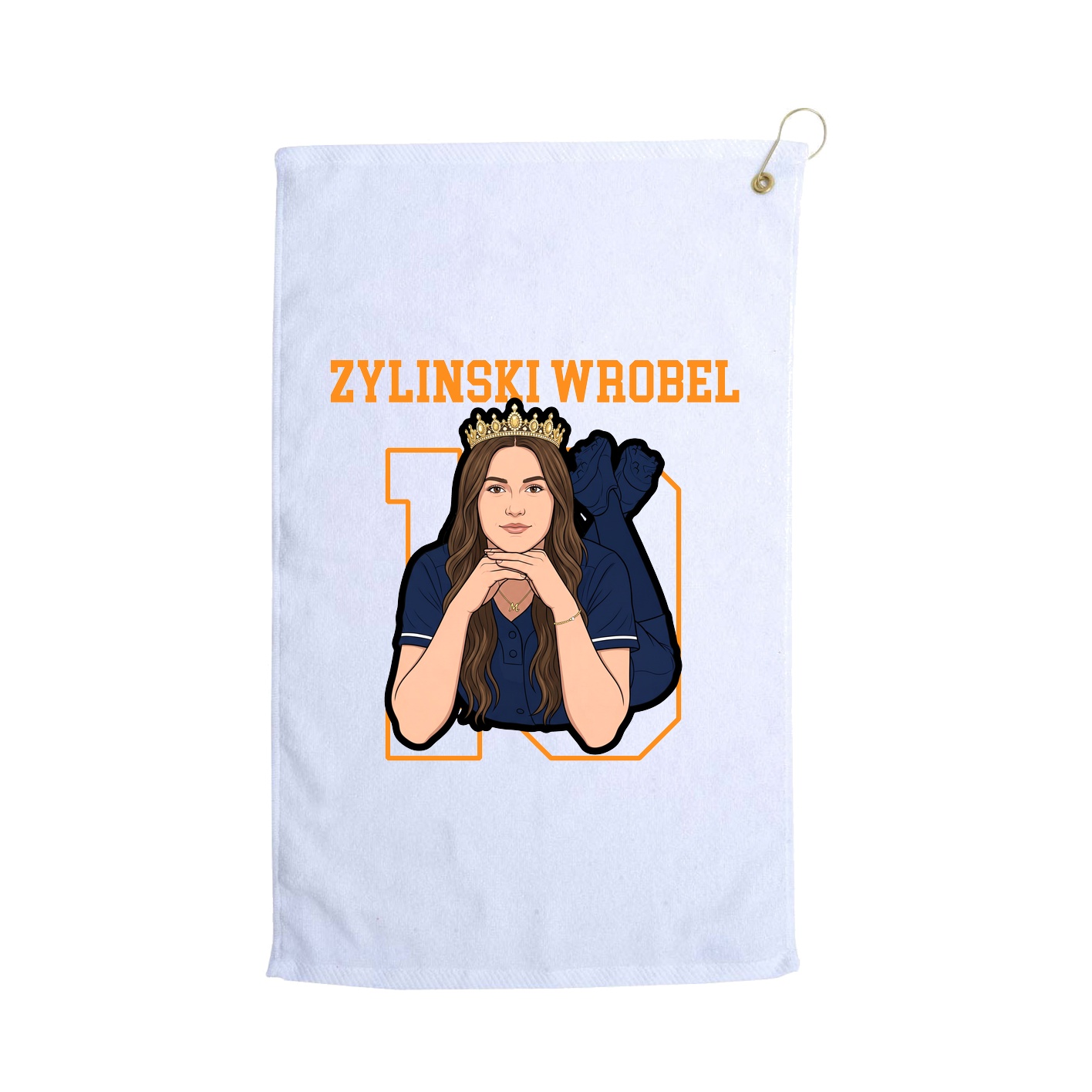 Golf Towel — Shirsey in White