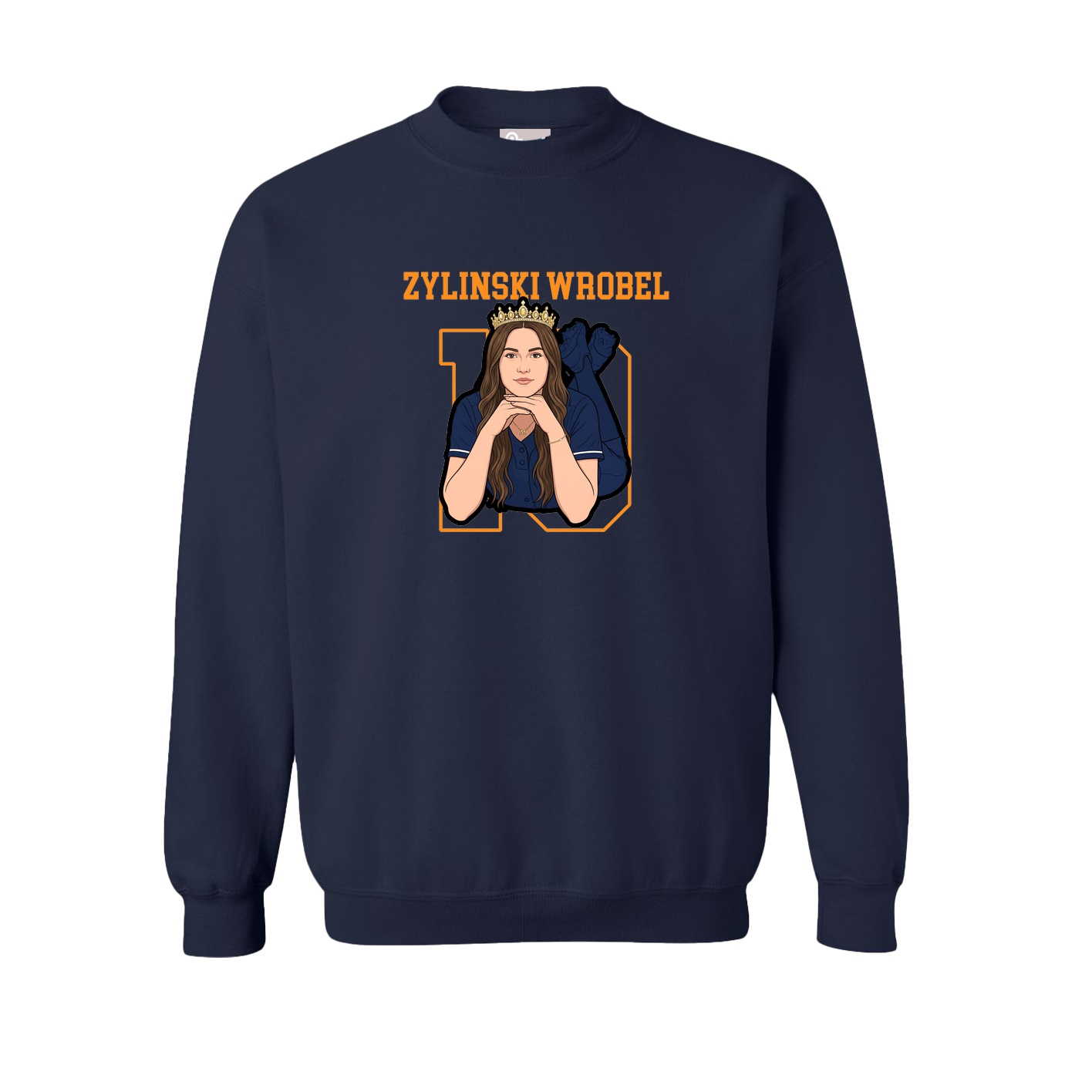 Fleece Crew — Shirsey in Navy