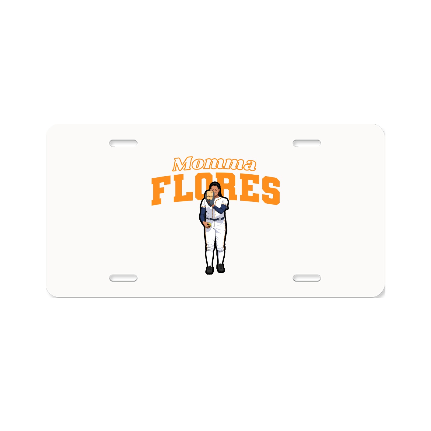 License Plate — Mothers Day Block in Classic