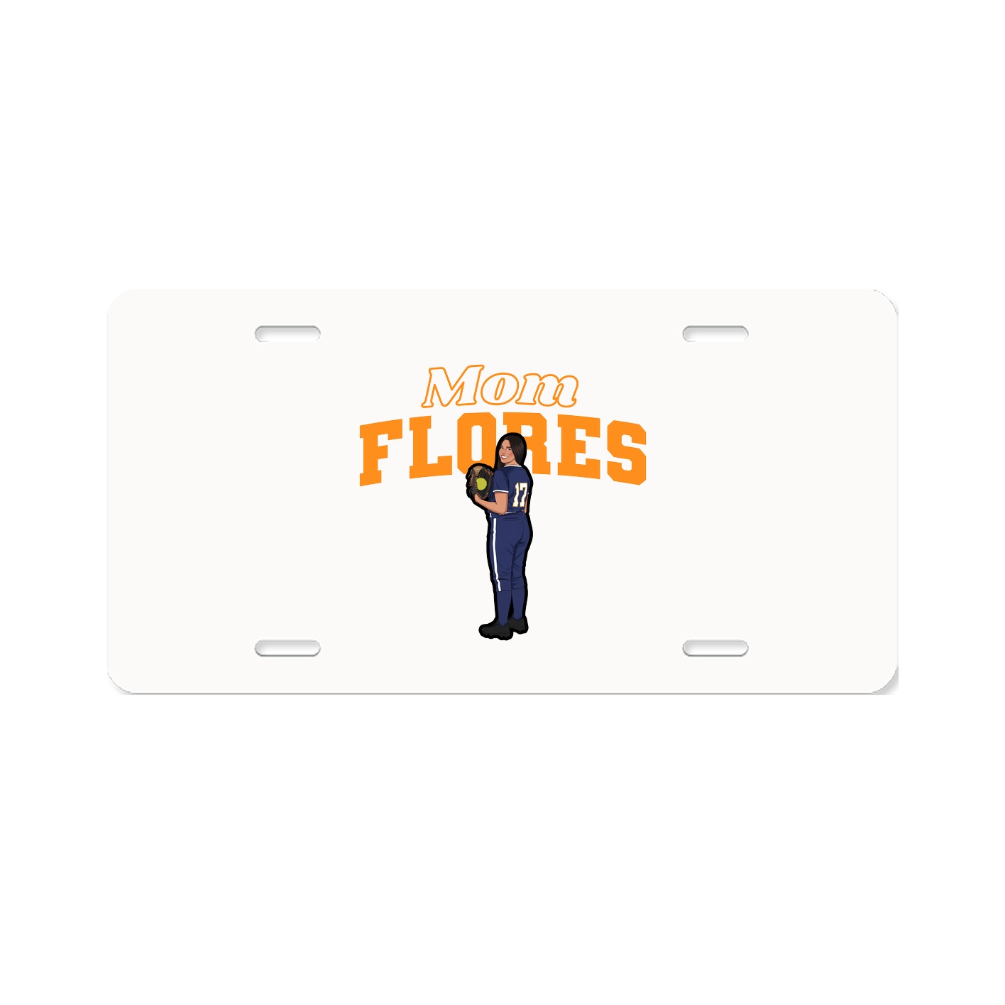 License Plate — Mothers Day Block in Classic