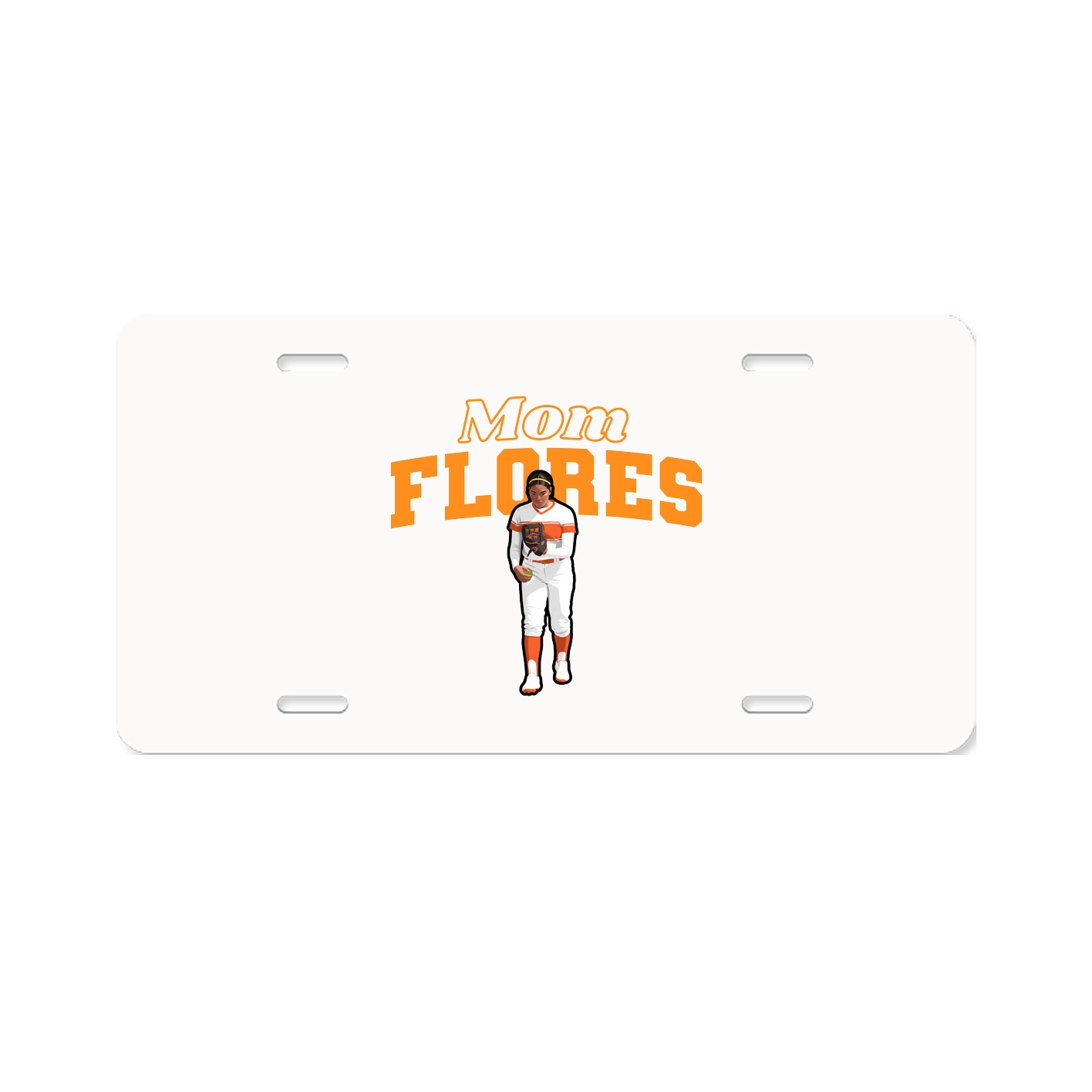 License Plate — Mothers Day Block in Classic