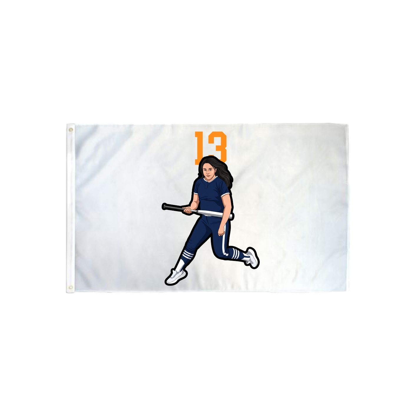 3x5 Flag — Number Top in Classic
