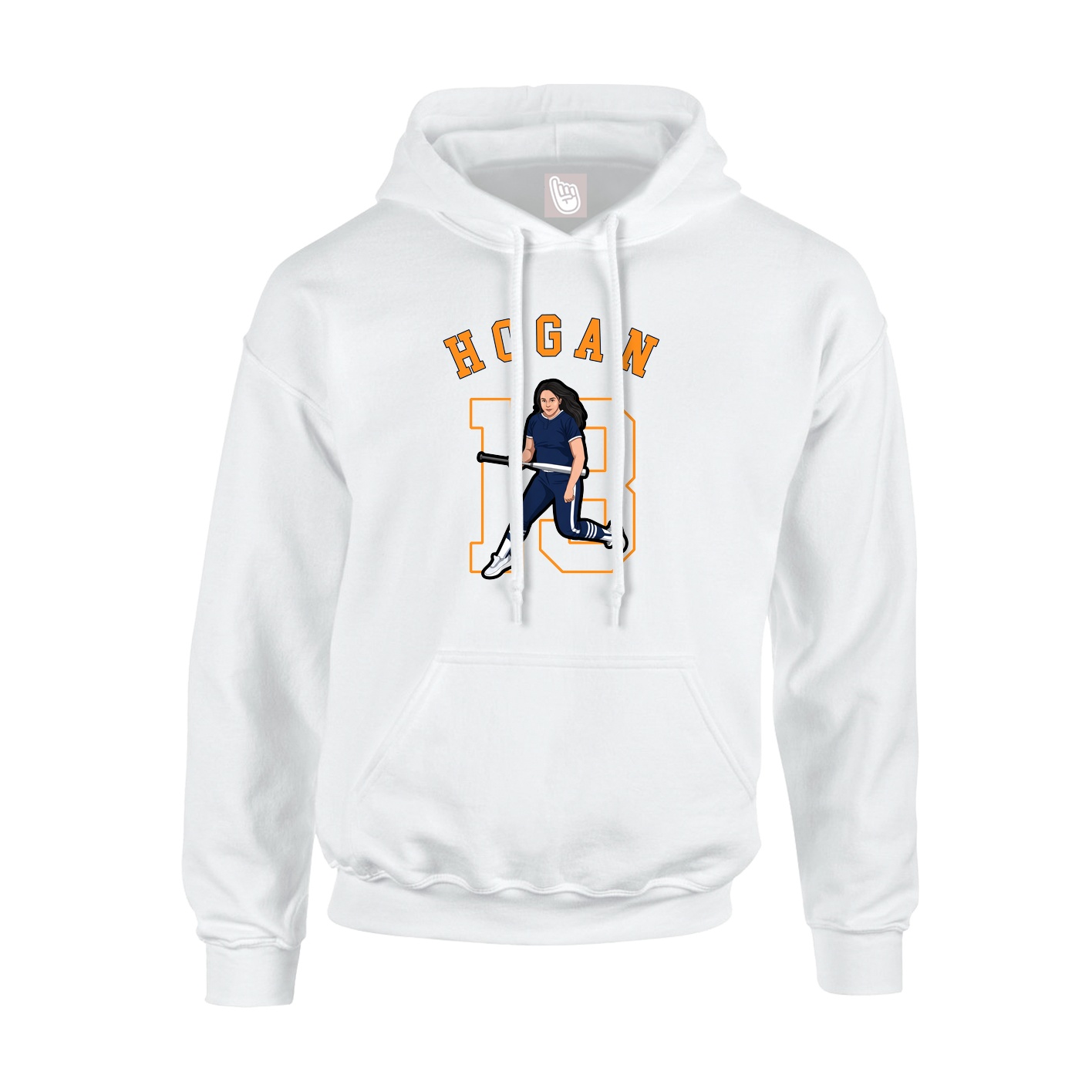 Hoodie — Shirsey Arch in White