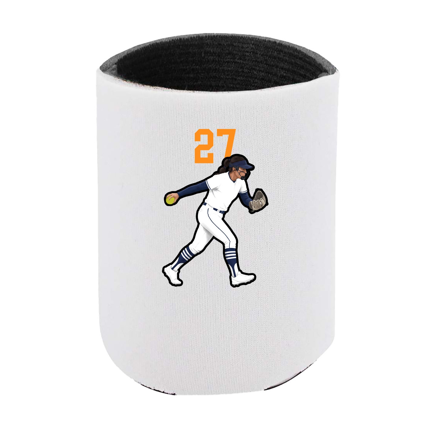 Can Holder — Number Top in White