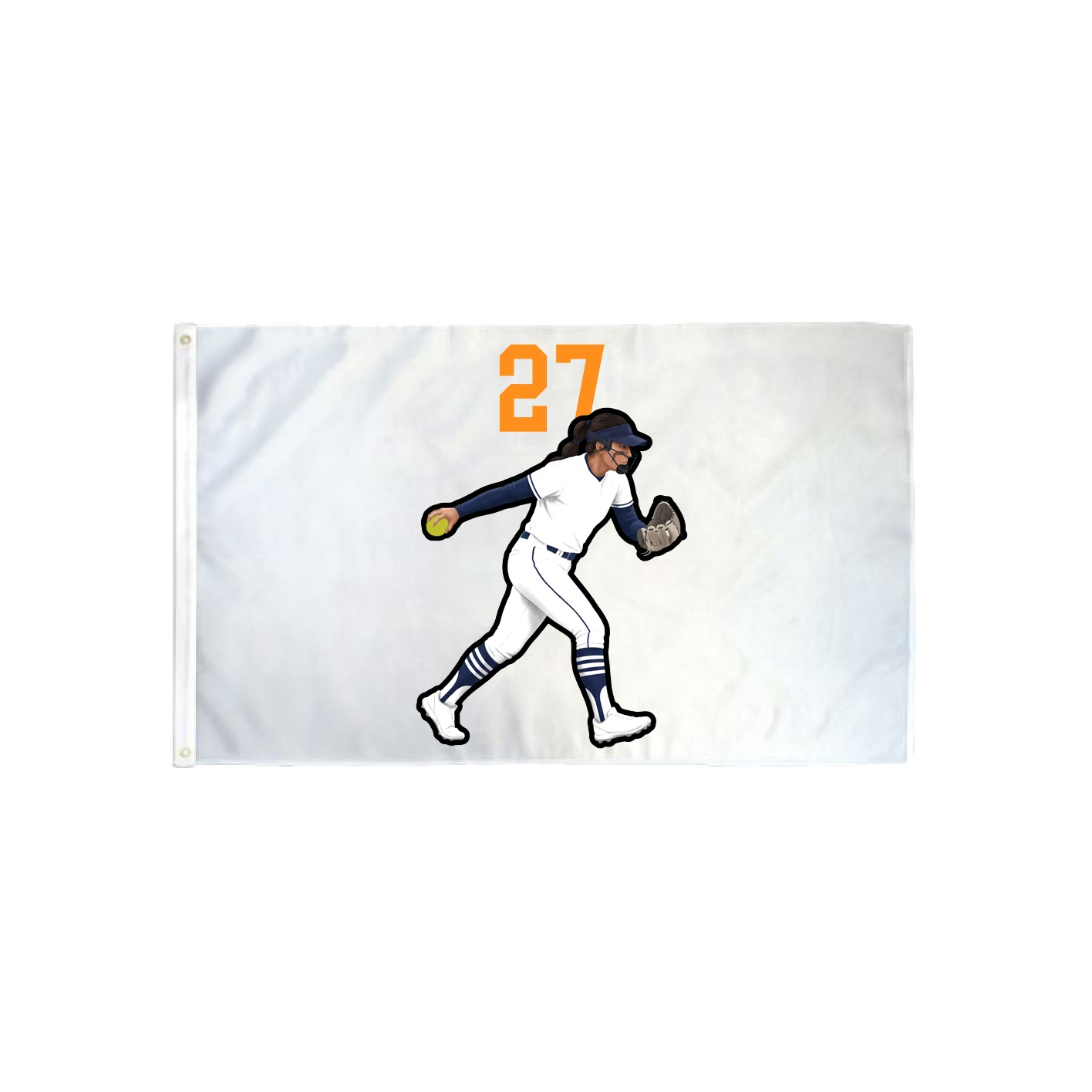 3x5 Flag — Number Top in Classic