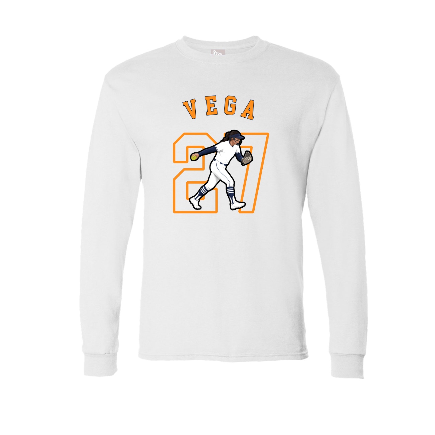 Long Sleeve Tee — Shirsey Arch in White