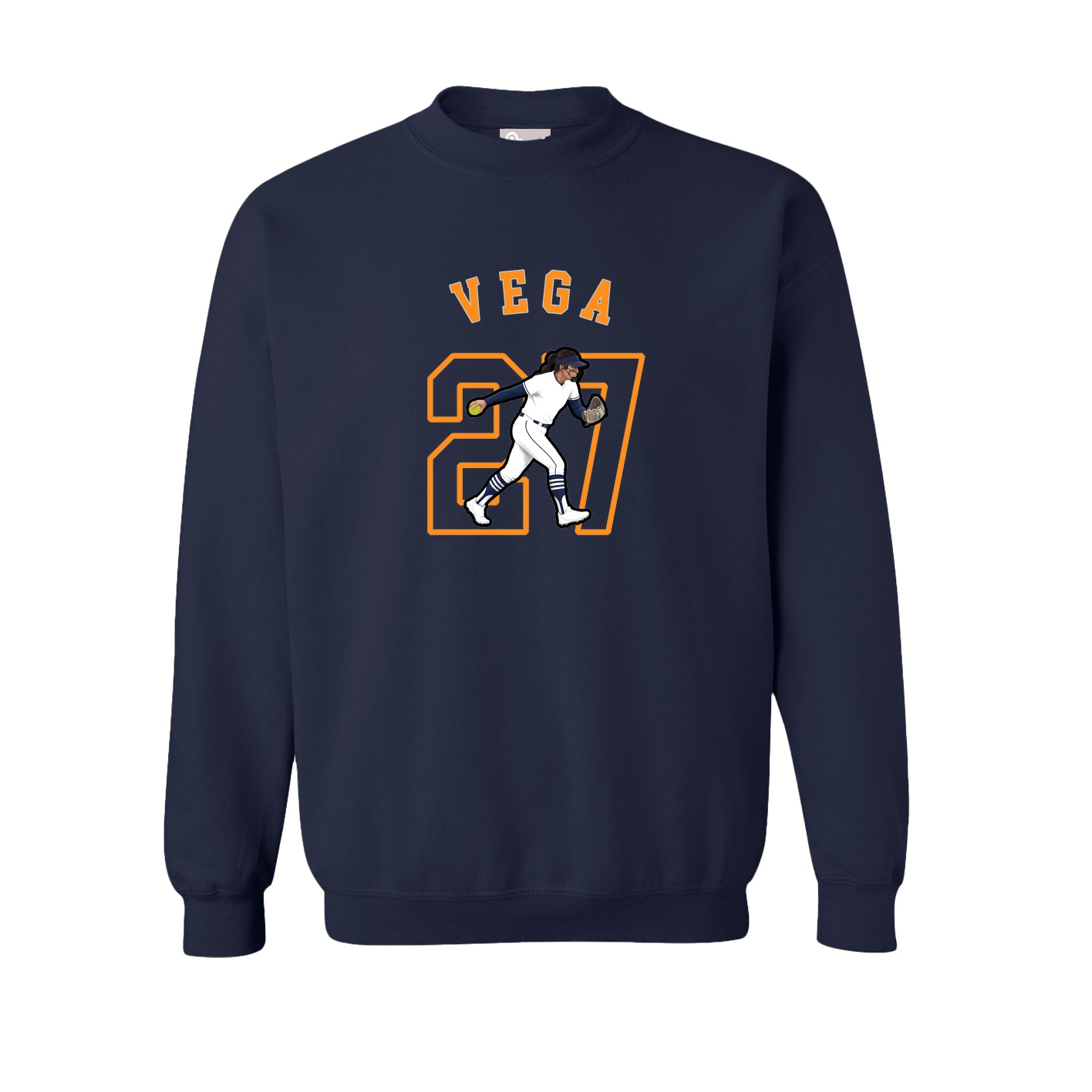 Fleece Crew — Shirsey Arch in Navy