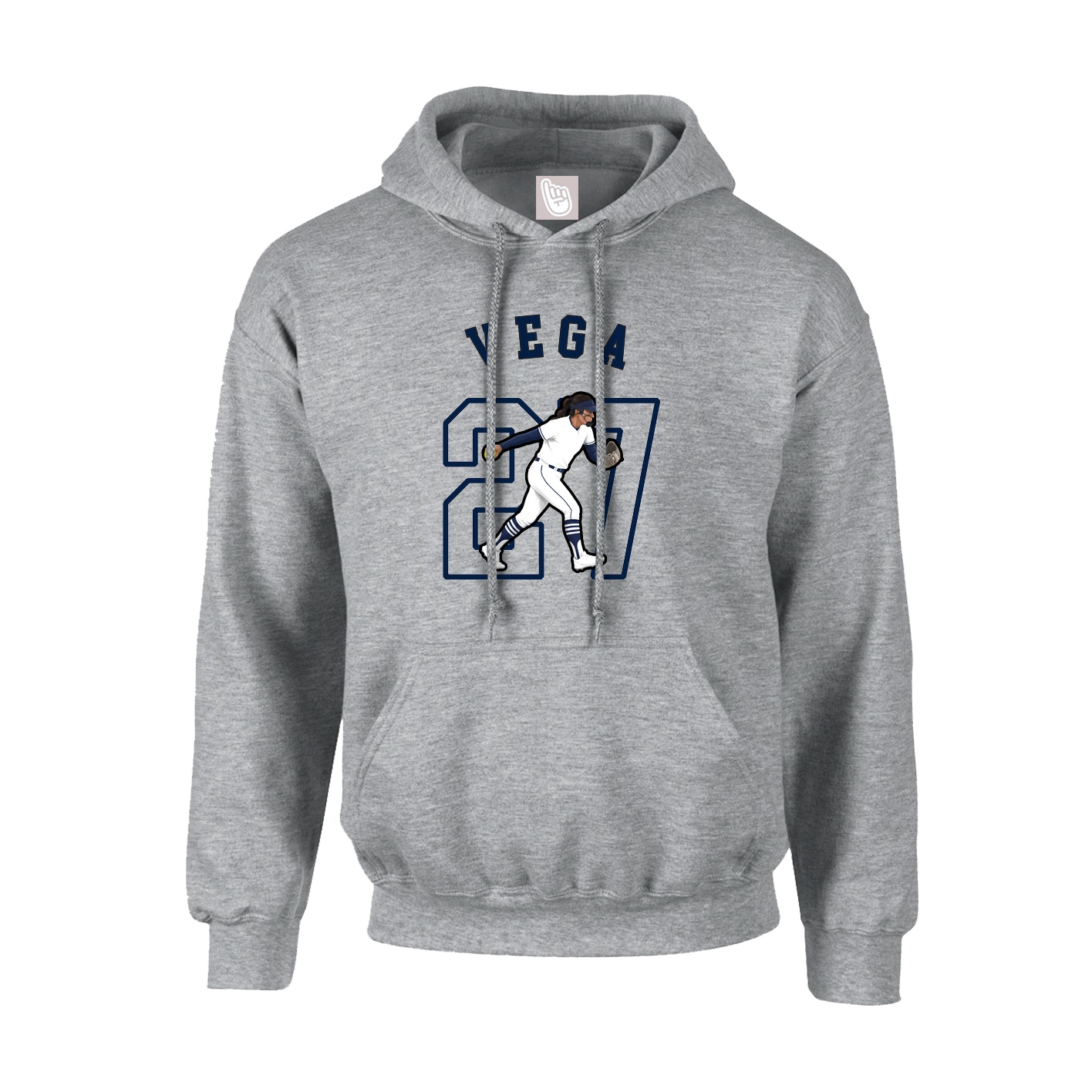 Youth Hoodie — Shirsey Arch in Grey