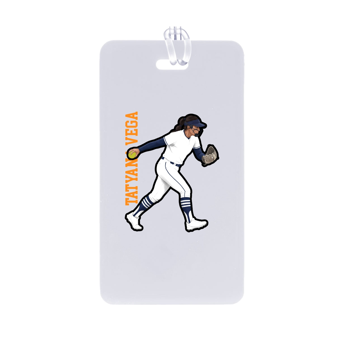 Bag Tag — Name Vertical in Classic