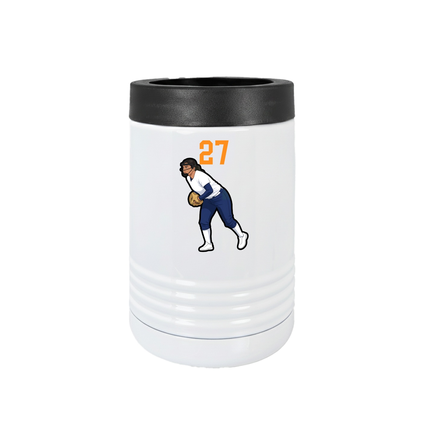 Beverage Holder — Number Top in White