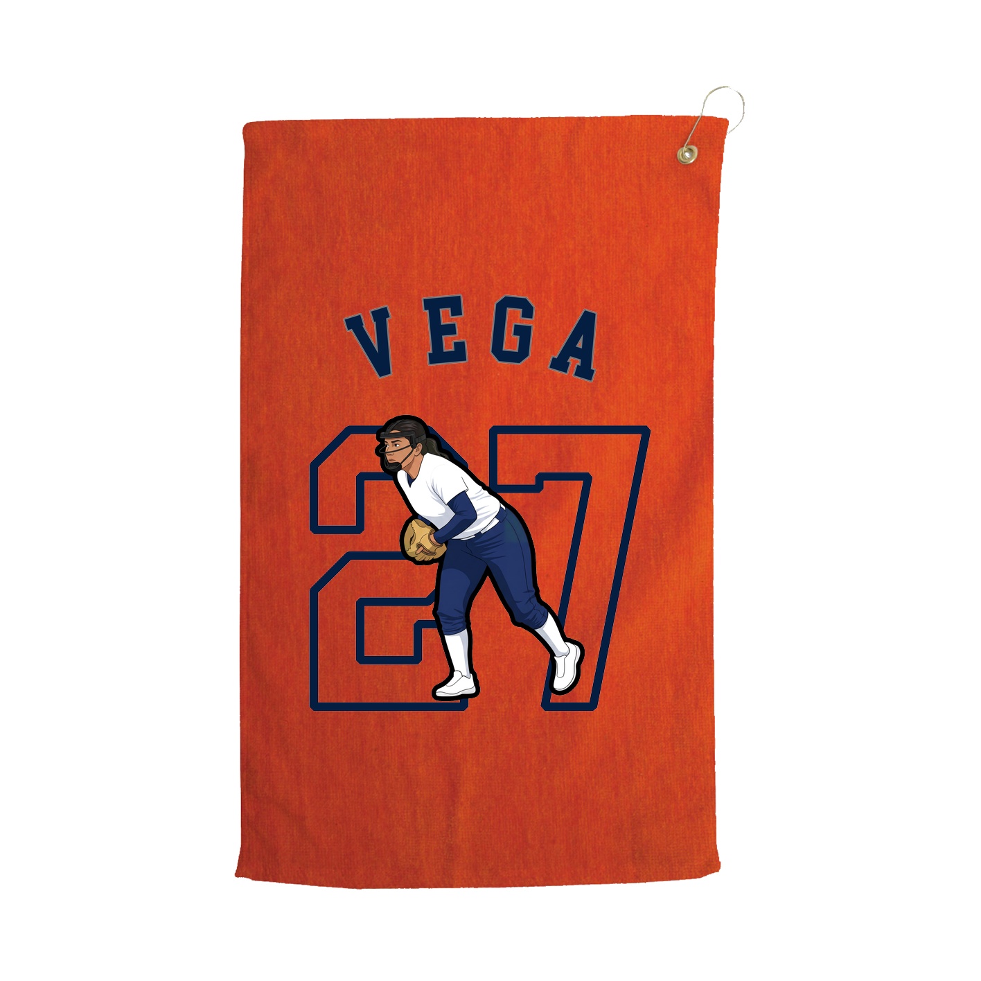 Golf Towel — Shirsey Arch in Orange