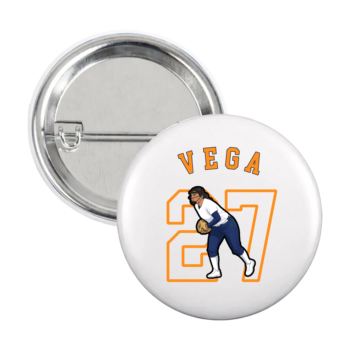 Game Day Button — Shirsey Arch in White
