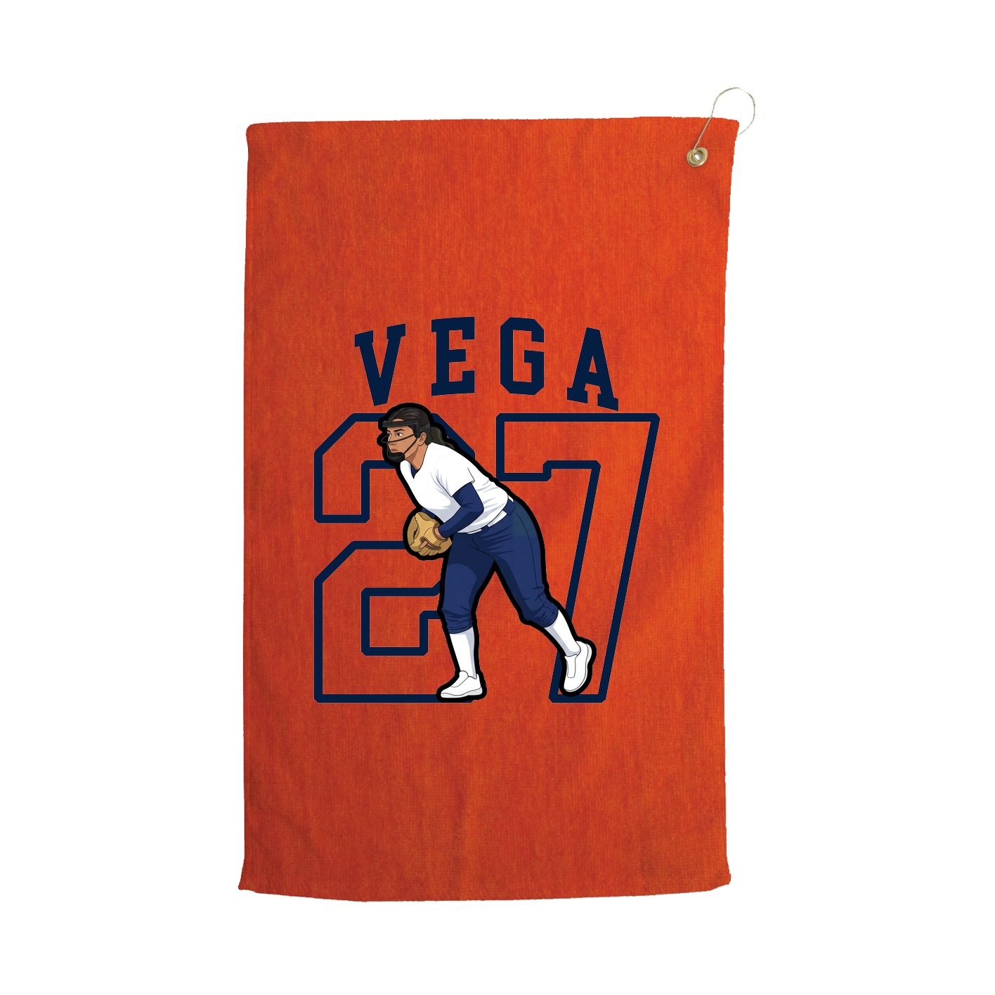 Golf Towel — Shirsey in Orange