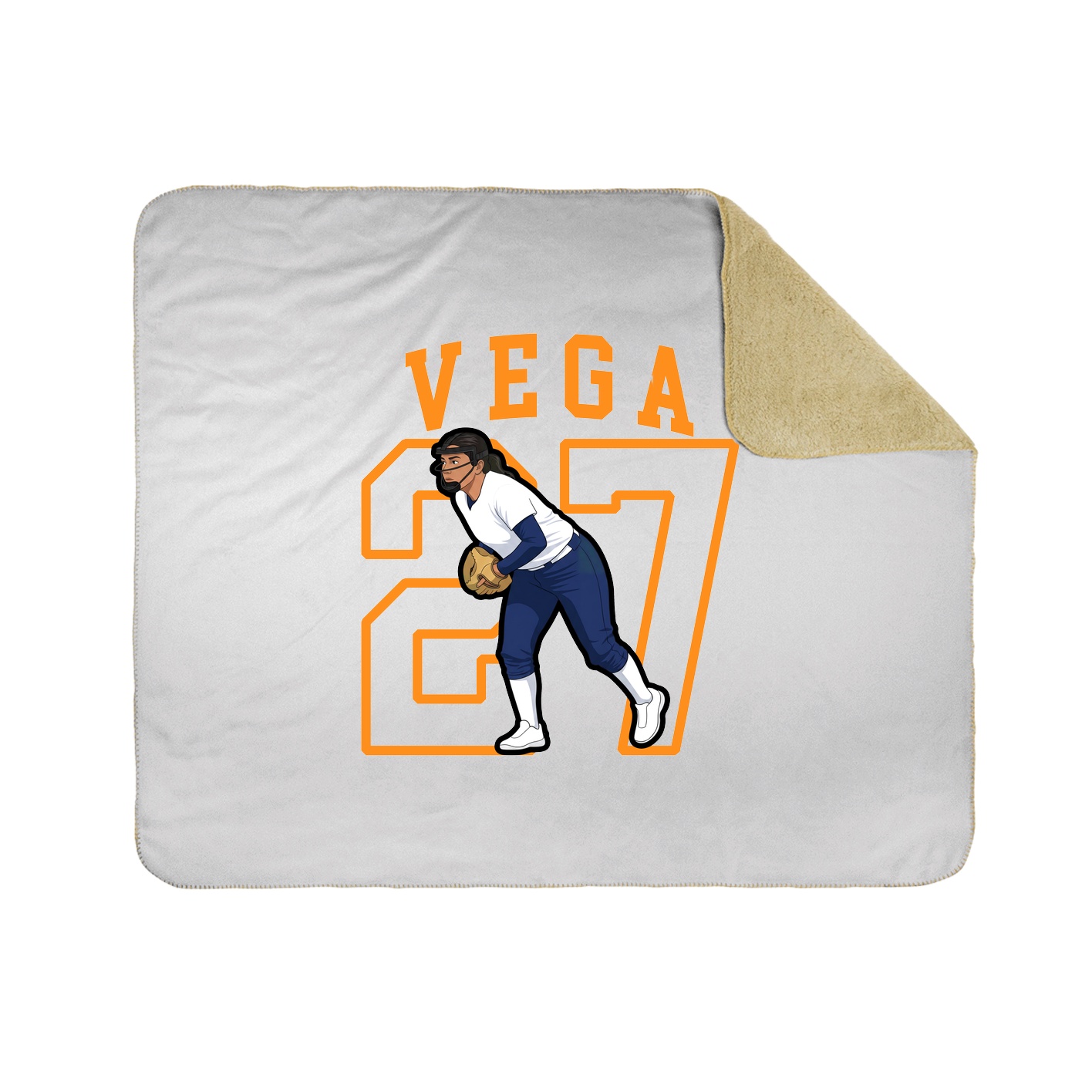 Throw Blanket — Shirsey in White