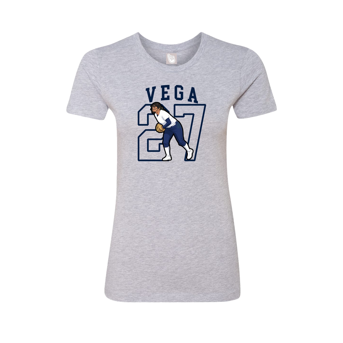Fitted Women's Tee — Shirsey in Grey