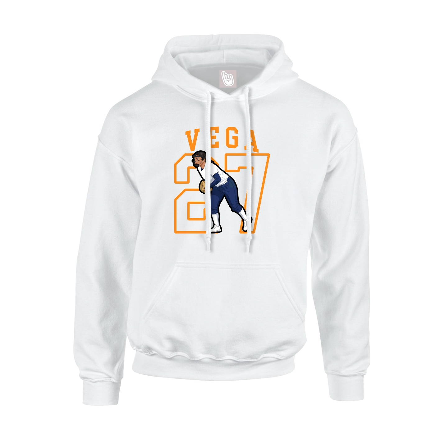 Hoodie — Shirsey in White