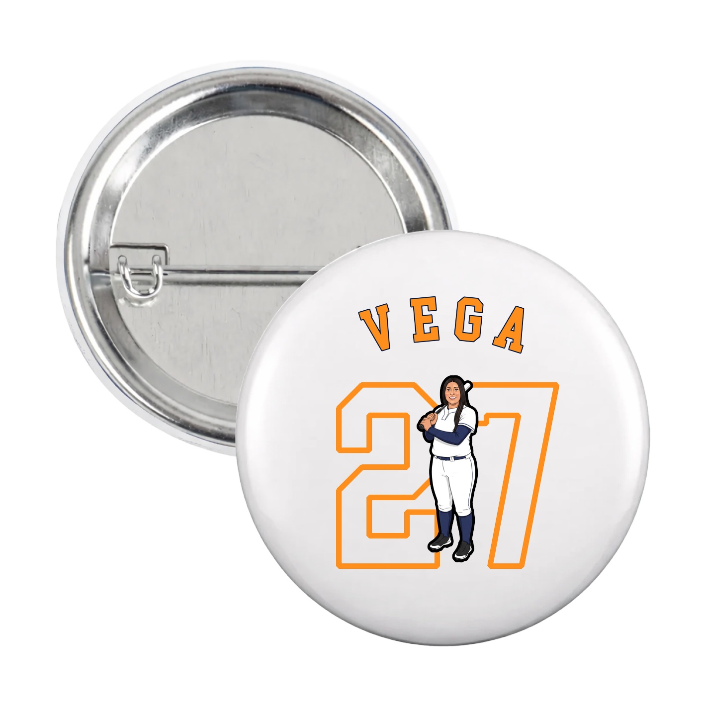 Game Day Button — Shirsey Arch in White