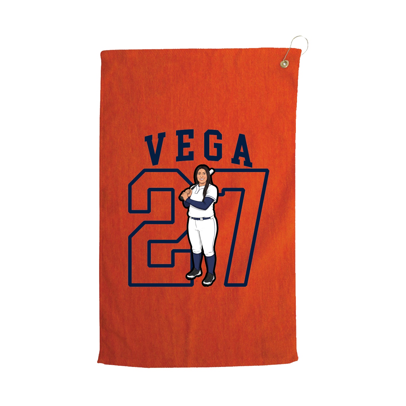 Golf Towel — Shirsey in Orange