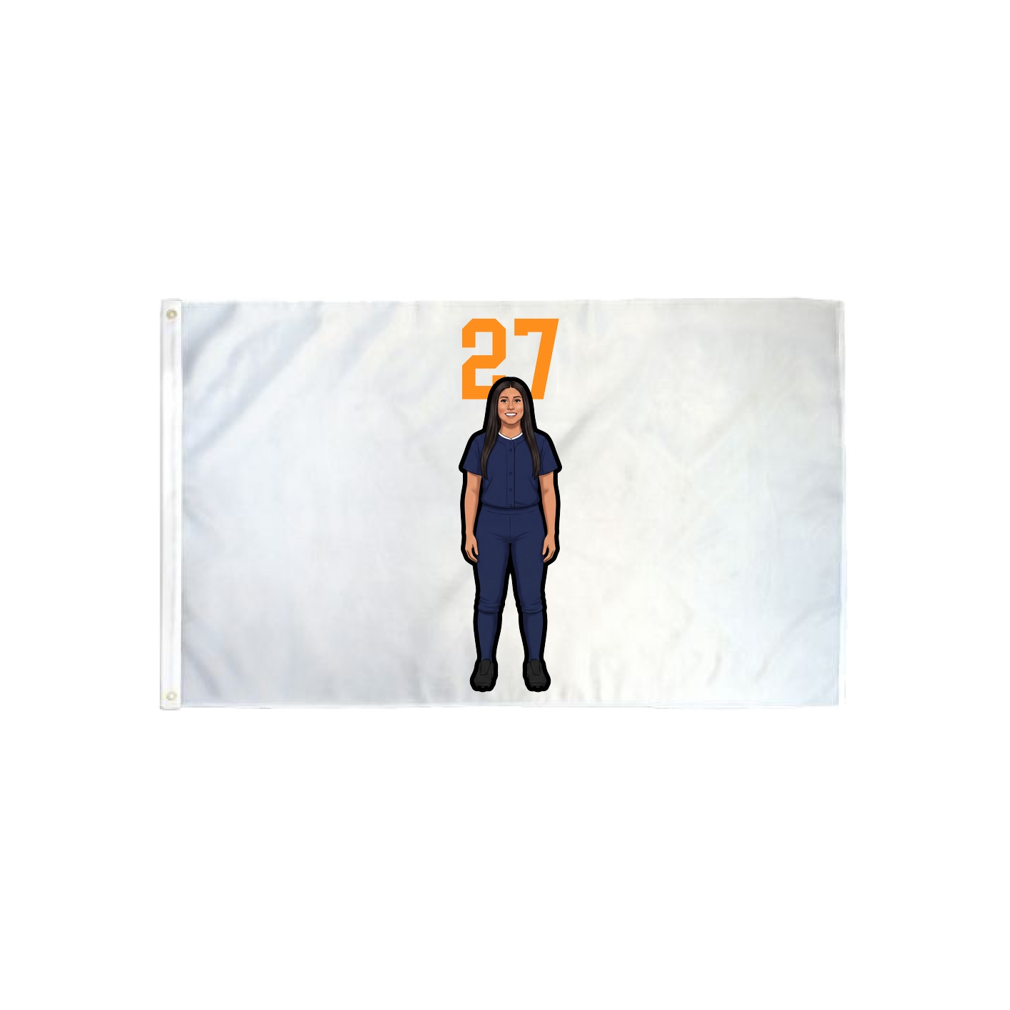 3x5 Flag — Number Top in Classic