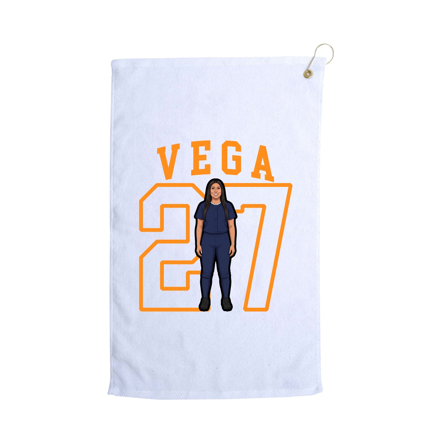 Golf Towel — Shirsey in White