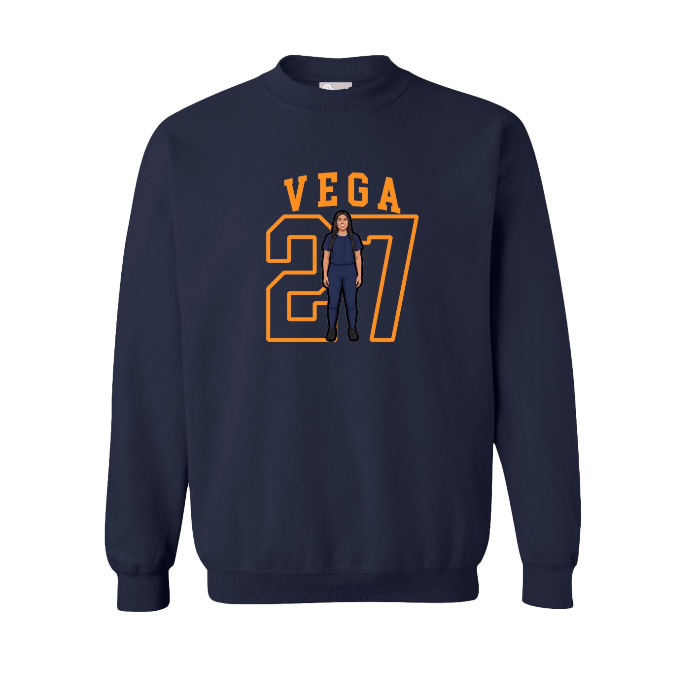 Fleece Crew — Shirsey in Navy