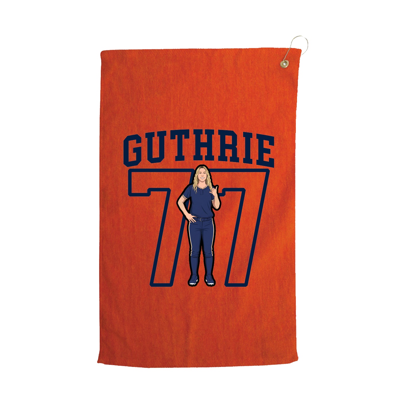 Golf Towel — Shirsey in Orange