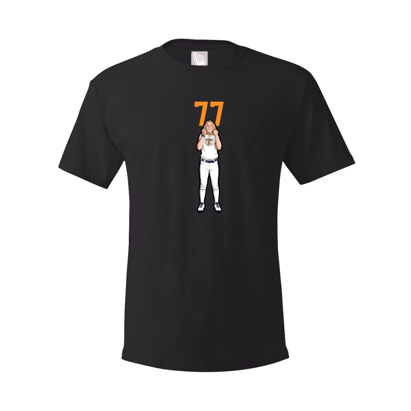 Tee — Number Top in Black