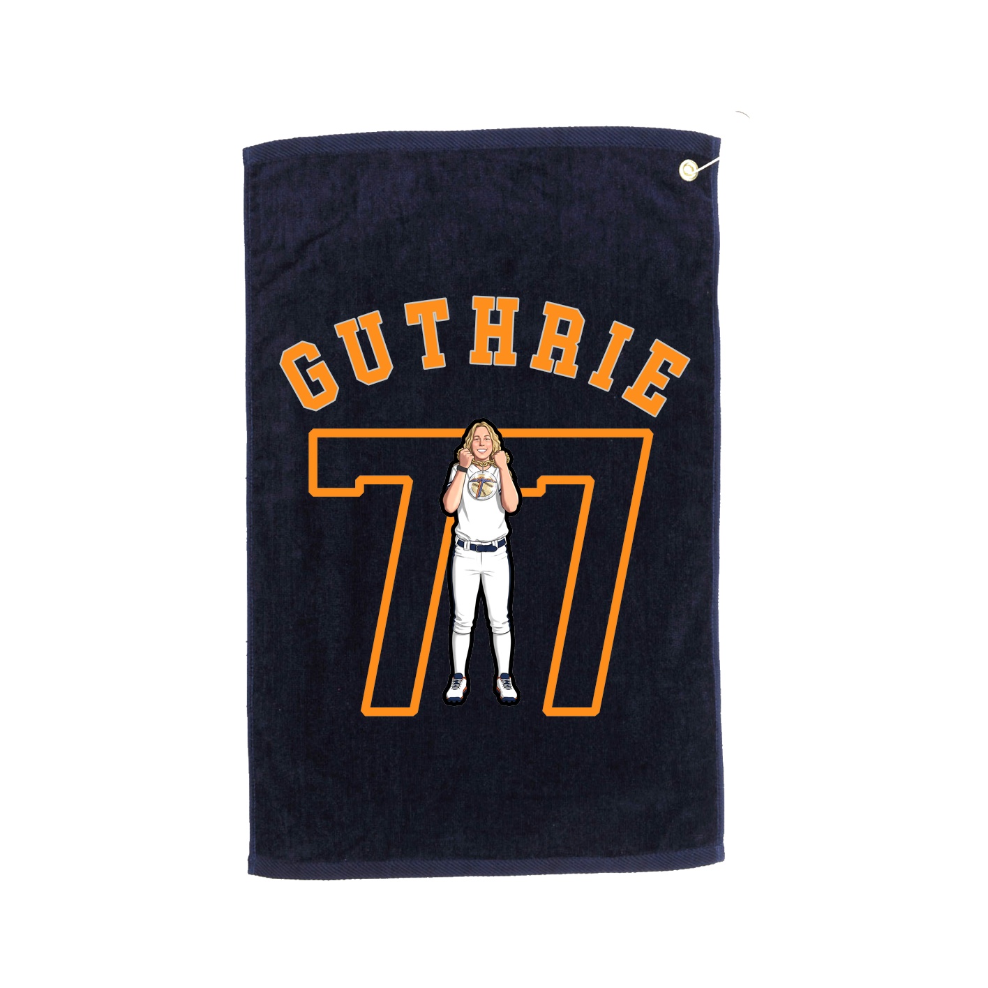 Golf Towel — Shirsey Arch in Navy