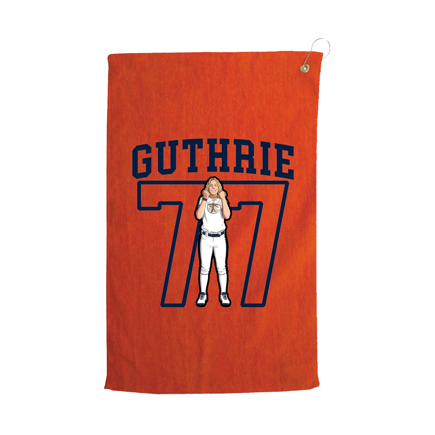 Golf Towel — Shirsey in Orange