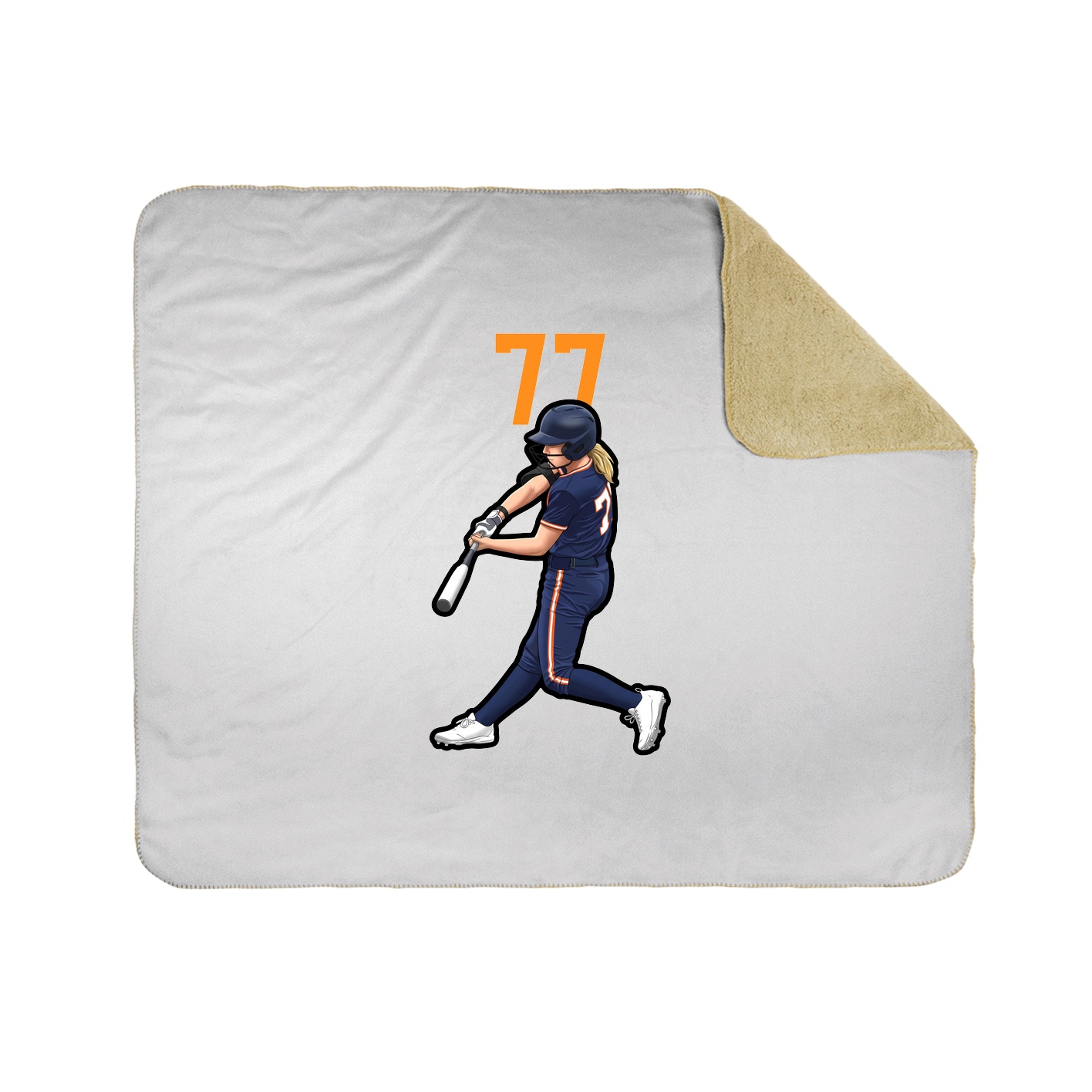 50x60 Sherpa Lined Throw Blanket