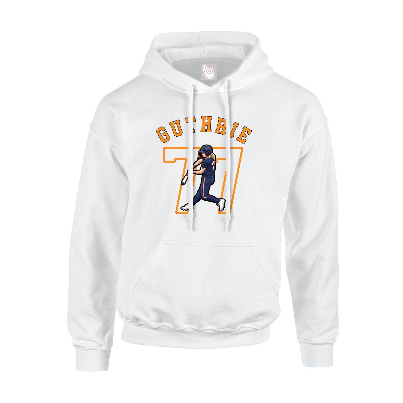 Youth Hoodie — Shirsey Arch in White