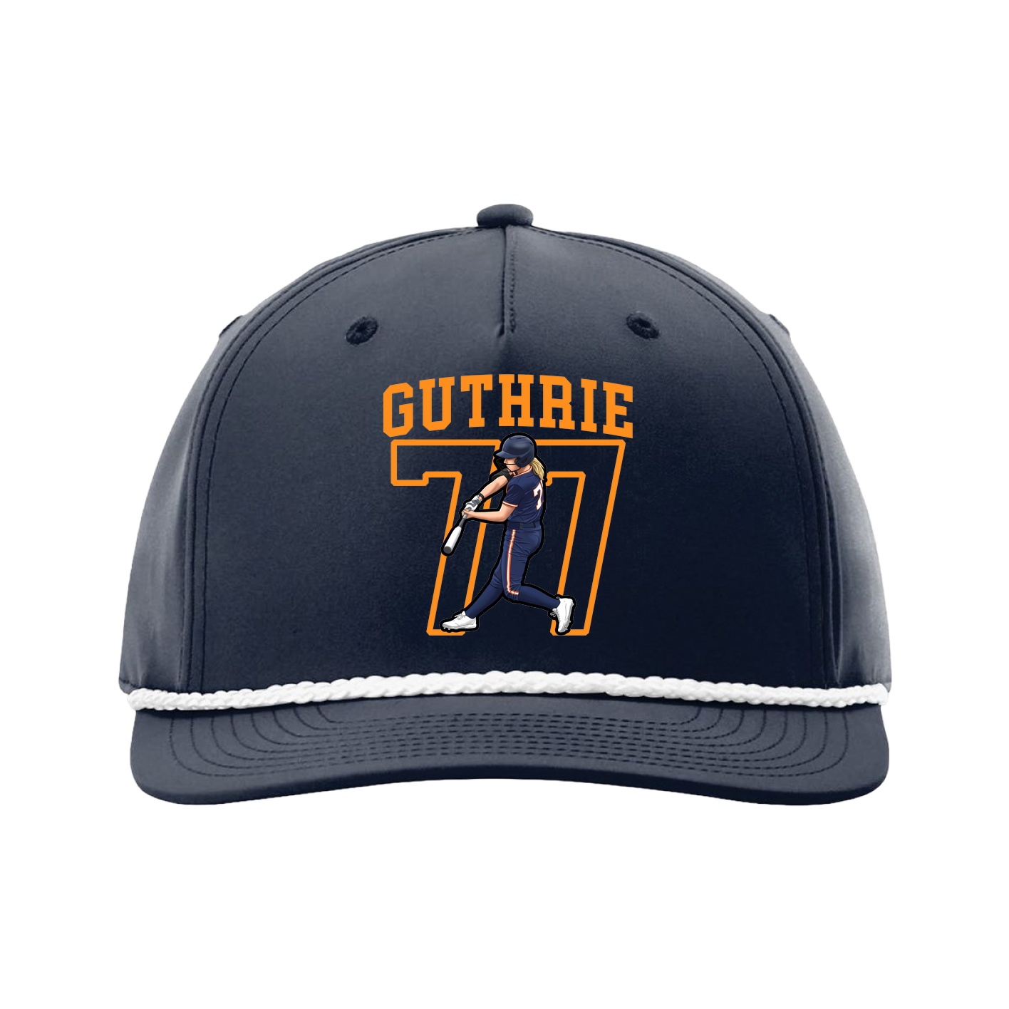 Five-Panel Classic Rope Cap — Shirsey in Navy