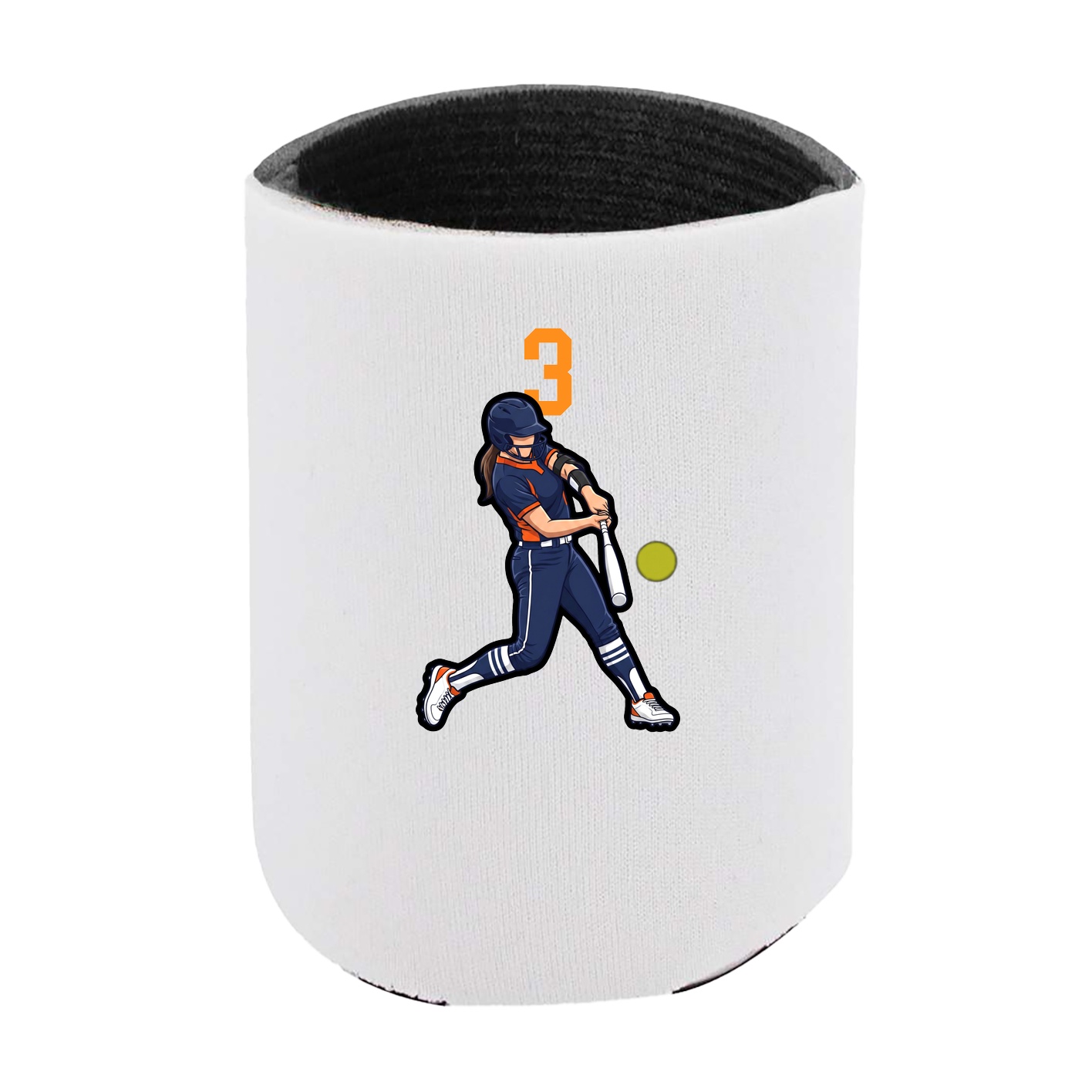 Can Holder — Number Top in White