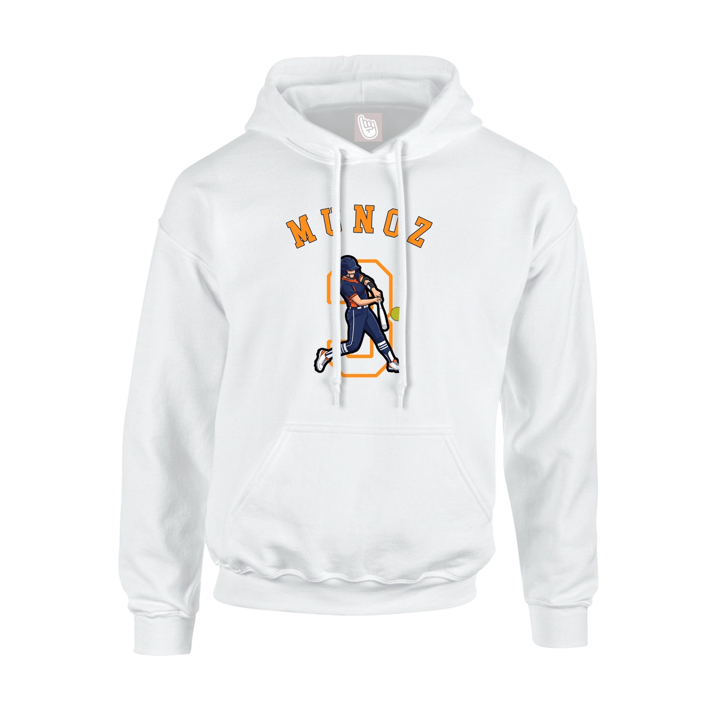 Hoodie — Shirsey Arch in White