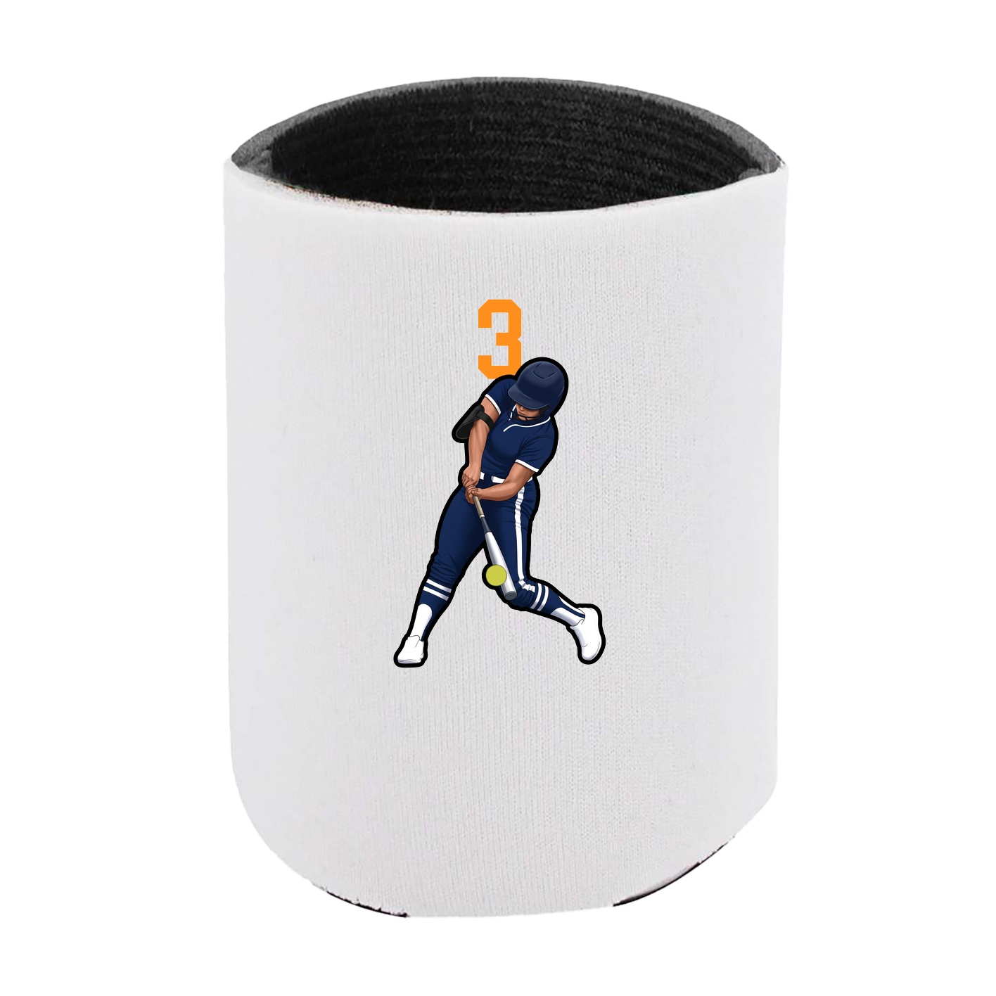 Can Holder — Number Top in White