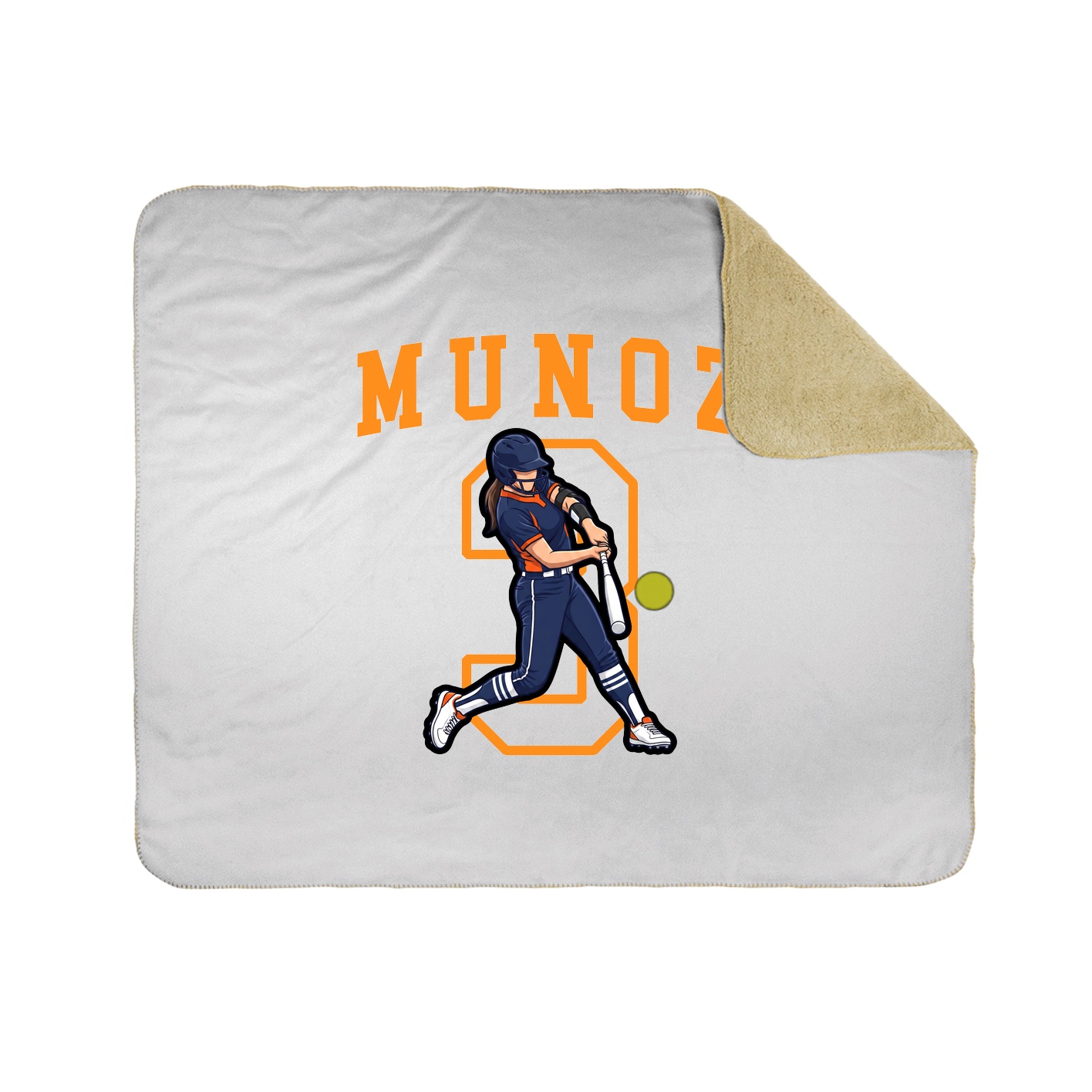 Throw Blanket — Shirsey in White