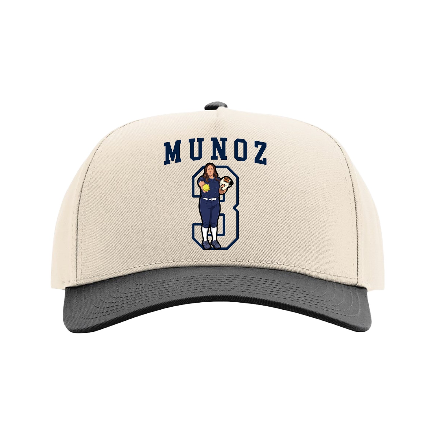 Full Fabric Five-Panel Champ Cap