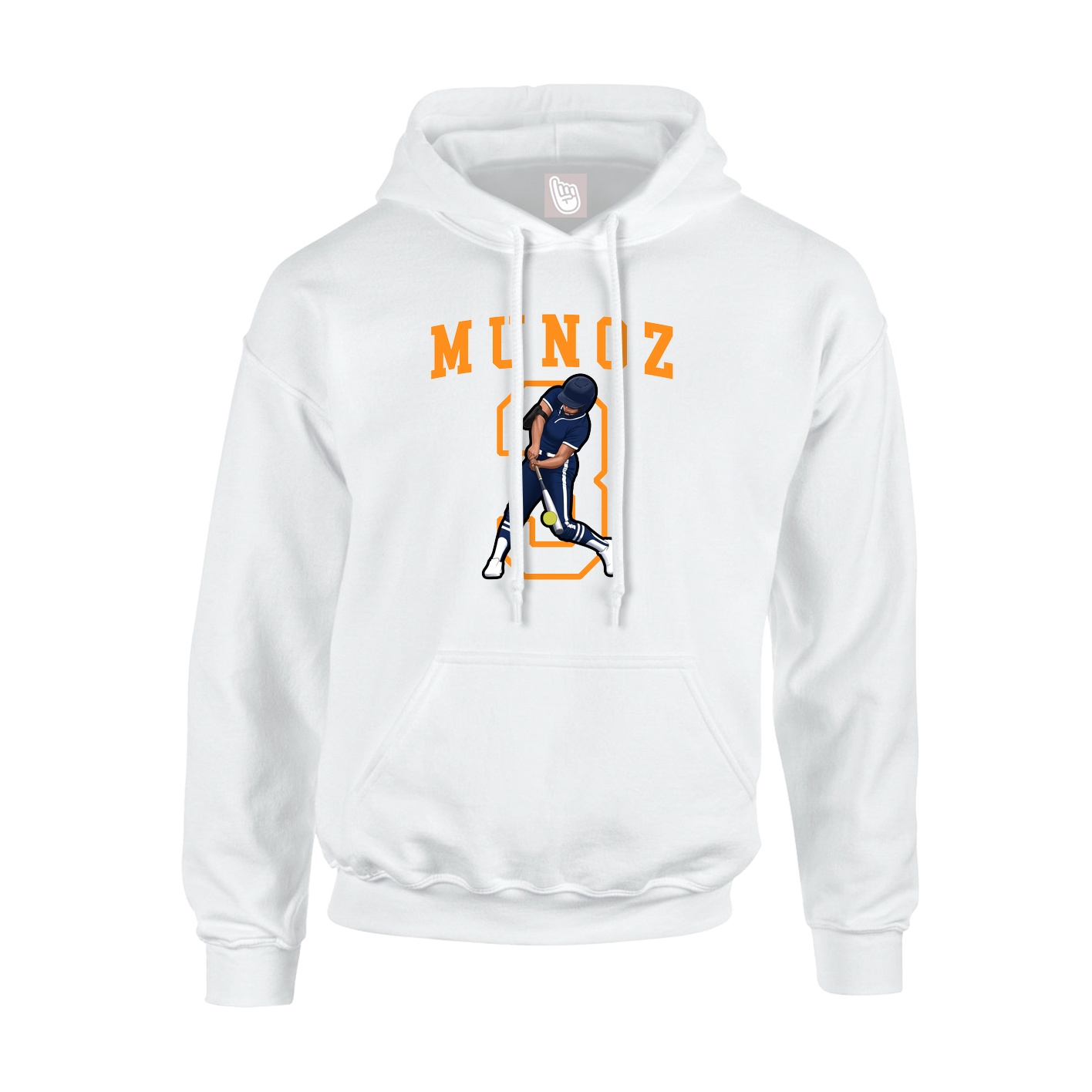 Hoodie — Shirsey in White