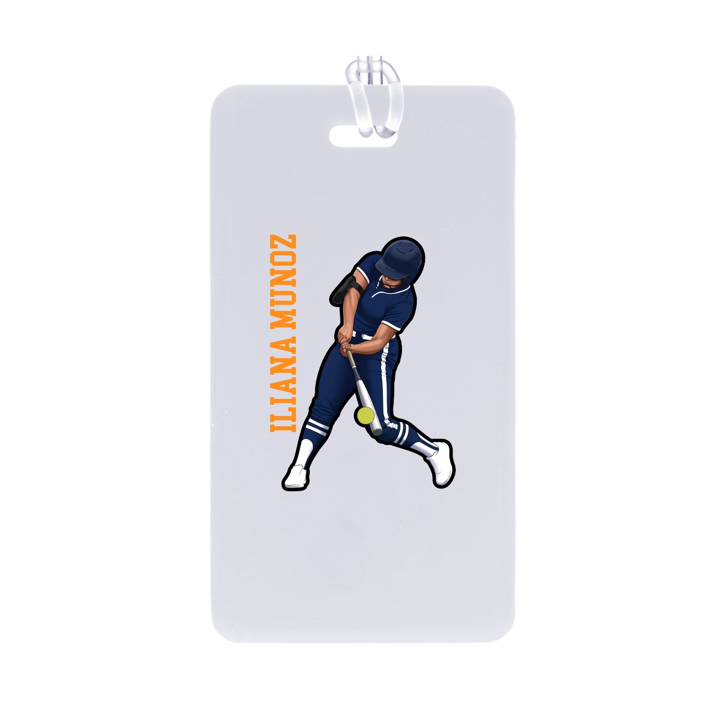 Bag Tag — Name Vertical in Classic