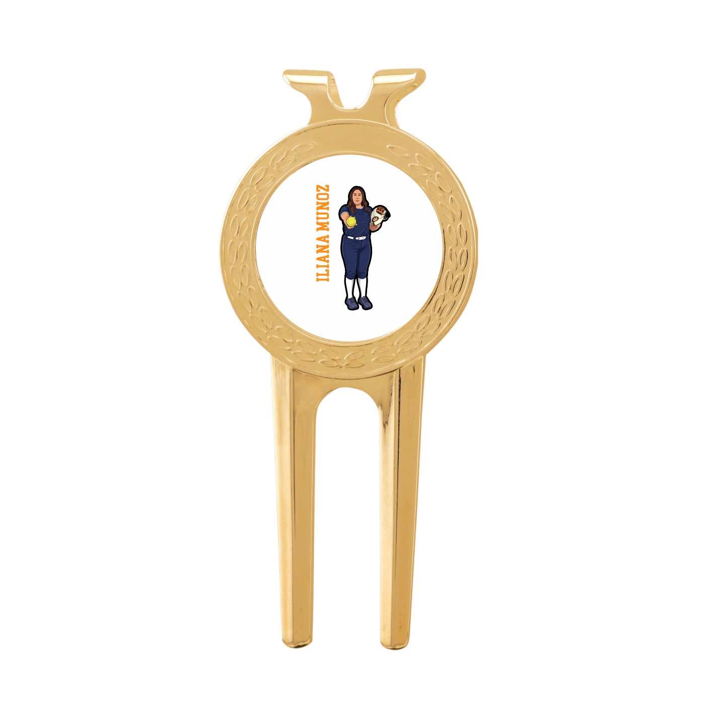 Divot Tool with Ball Marker — Name Vertical in Classic