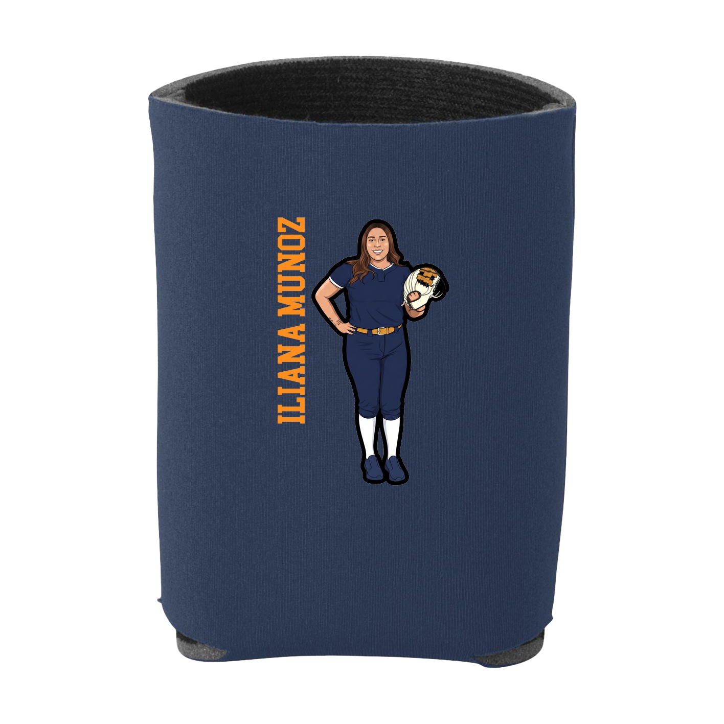 Can Holder — Name Vertical in Navy