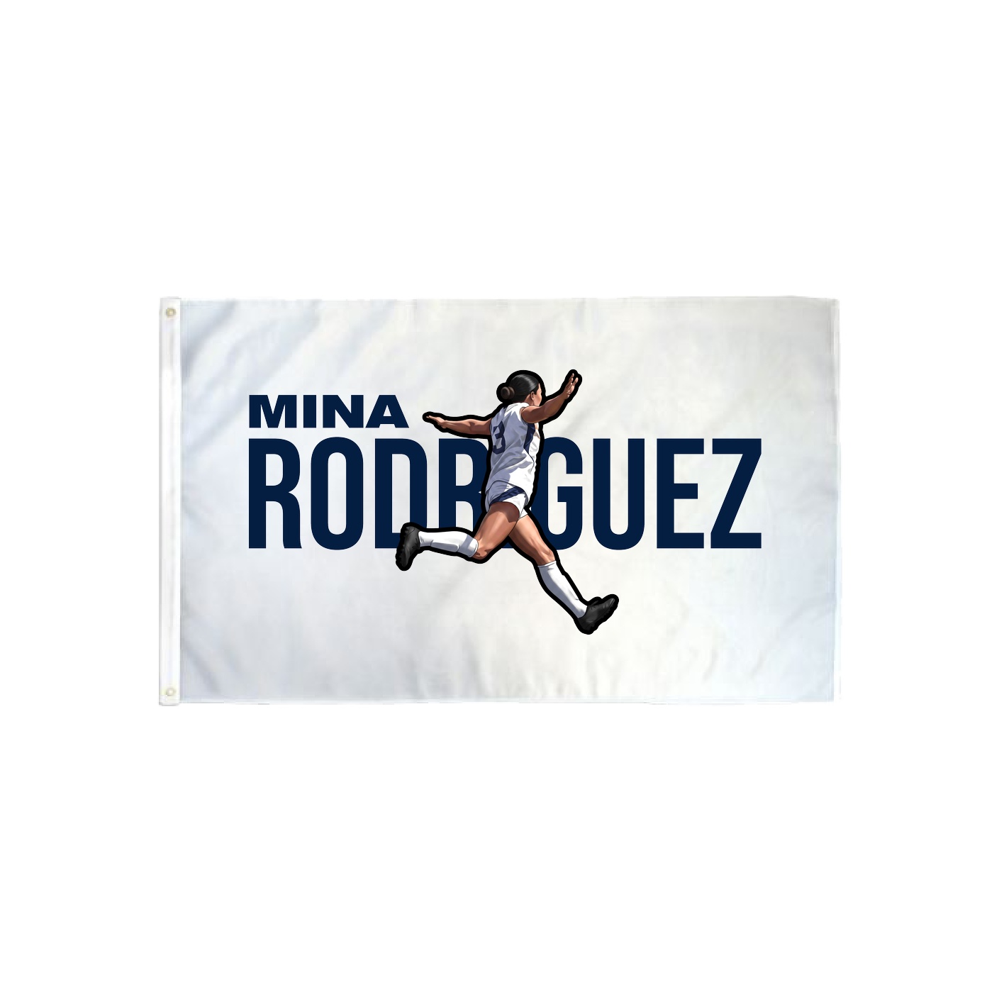 3x5 Flag — Player Name in Classic