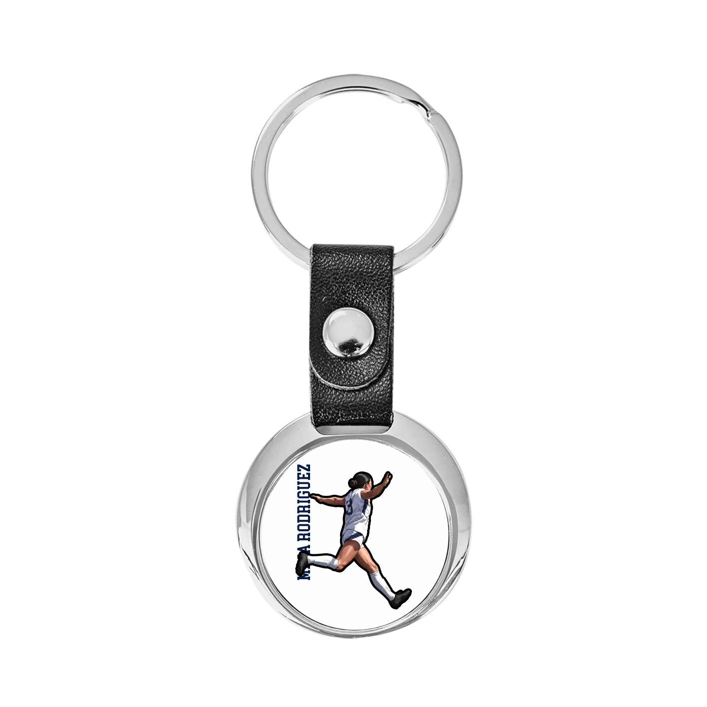 Key Chain — Name Vertical in Classic