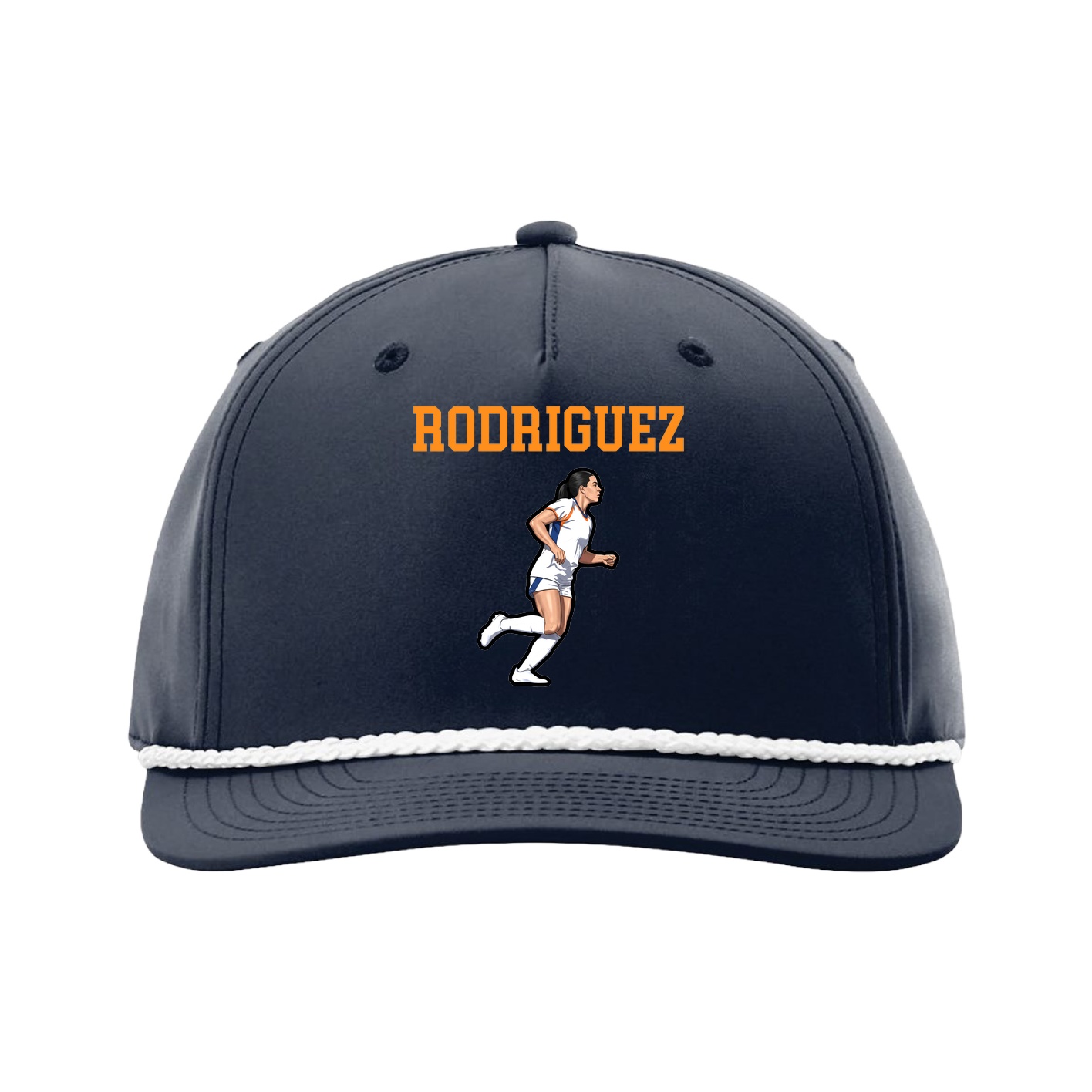 Five-Panel Classic Rope Cap — Shirsey in Navy