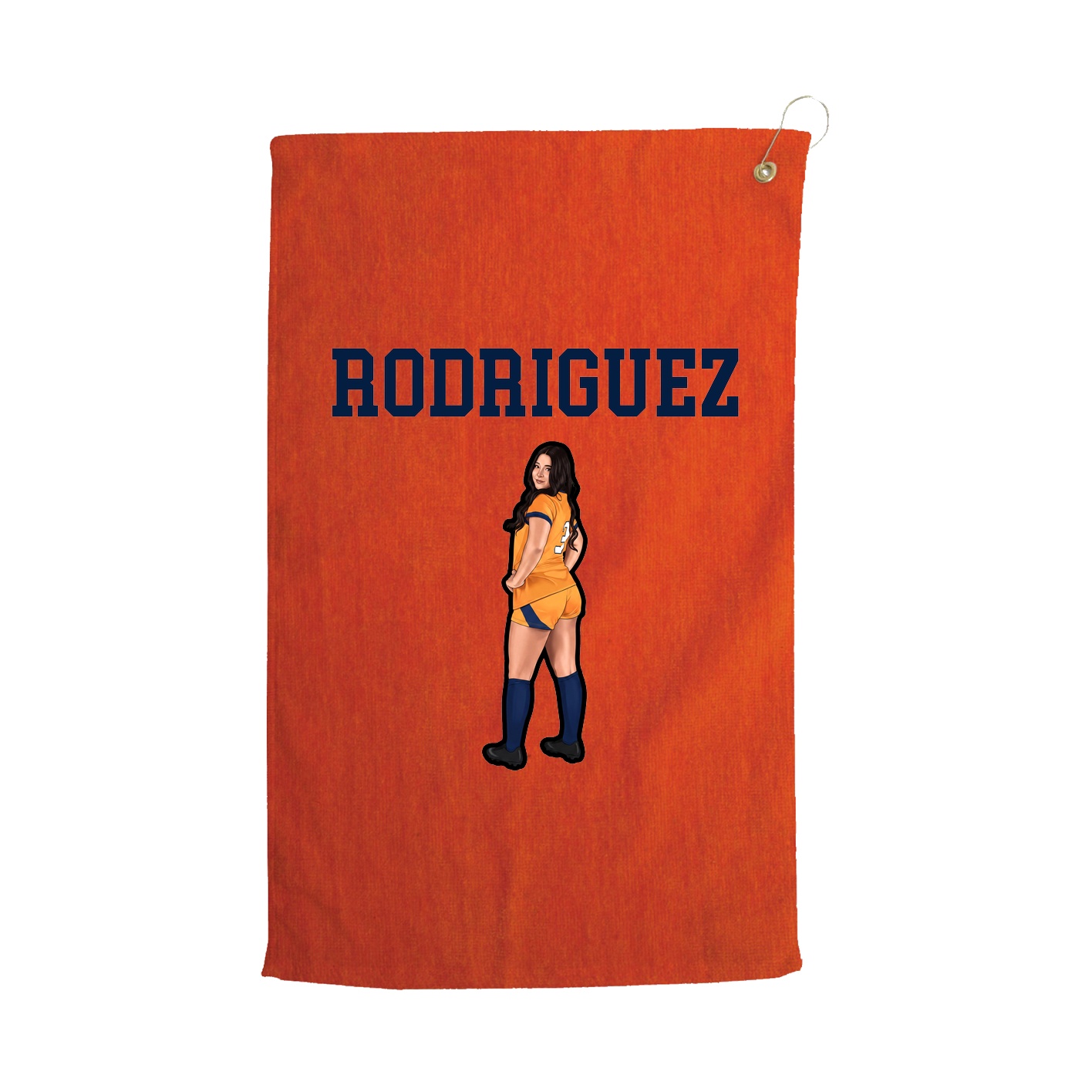 Golf Towel — Shirsey in Orange